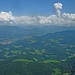 Salzachtal, Salzkammergutberge, Tennengebirge und Dachstein.