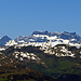 Aussicht vom Naafkopf, dem Dreiländergipfel, Schweiz/Liechtenstein/Österreich, - der Glärnisch