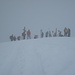 nicht ganz einsam der Gipfel des Rangiswanger Horns (1615 m)