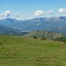 Vista verso Alben, Arera e Monte Rosa sullo sfondo