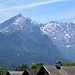 Alpspitze links und rechts ein Teil des Jubiläumsgrats