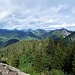 Blick vom Aufstiegsweg zum Taubenstein nach Westen