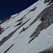 südseitige Querung rüber zur Riffelrinne in fauligem Schnee