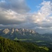 Karspitze - Abendlicher Blick zum Zahmen Kaiser. Foto vom 07.06.2017.