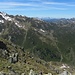 Der Sattel (ca. 2250m) ist erreicht. Es eröffnet sich der Blick über den Frommgrund hinweg zur Pallspitze mit ihrem teils recht wilden [http://www.hikr.org/tour/post112088.html Nordgrat]