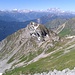 Glongspitze, im Hintergrund der Rätikon