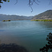 hier mündet der Ticino in den Lago Maggiore