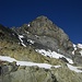 Ganz ungewohnte Perspektive auf den Gipfel des Schärhorns.