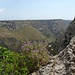 Der Blick über die Schlucht nach Osten