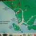 eine Karte des Nationalparks, wir liefen Weg 11 zum Strand, dann Weg 7 um die Halbinsel, Weg 9 zum Viewpoint und schliesslich Weg 6 am Strand zurück