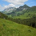 Der Lütispitz mit dem Säntis