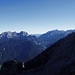 Blick Richtung Berchtesgadener Alpen; links die Reiter Alpe