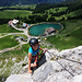 Geschafft! Bravo :-) Ab hier geht man denselben Klettersteigweg wie beim Brunnistock Klettersteig.