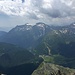 Tiefblick zur Alpe Dèvero