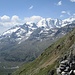 noch ein Blick hinüber - die nächste Stunde wird die Bernina verdeckt sein :-(