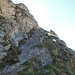 Uno dei brevissimi tratti un pò esposti verso il Monte Serla