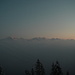 Die Berner Alpen im Abendlicht