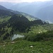 Blick zurück nach Braunwald, Alp Oberstafel und Bergetenseeli