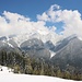 winterlicher Karwendelblick Ende April