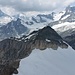 Blick auf Platthorn, Matterhorn und Wellenkuppe