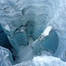 Eine eindrückliche Gletschermühle