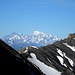Im Aufstieg in der Westflanke: Die höchsten Alpengipfel über dem Rindersattel