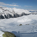 Panorama verso NE: in mezzo l'Under Surettasee e a dx l'Ober Surettasee ghiacciati