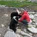 .........Chiara pulisce(!) la teglia della torta