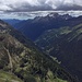Tiefblick zur Alp de la Bedoleta