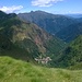 Uno sguardo a valle verso Campello Monti sulla via del ritorno.