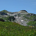 First glimpse of the peaks Schilt and Tristli.