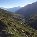 Blick zurück ins Val Lumnezia