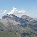 Am Gipfel, Zoom nach Norden: Grande Séolane (2909m) und Petite Séolane (2854m).