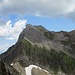 Rückblick in die Aufstiegsroute zum Altmannsattel