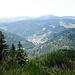 Blick vom Aussichtspunkt auf Todtnau