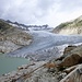 noch ein "Touristenblick" zurück auf den Gletscher