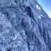 Gelände rechts der NW-Wand-Route.