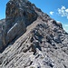 Den Gipfelaufbau des Hochglück kann man getrost in der Nordflanke umgehen.