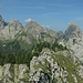 Ammergauer Panorama mit Krähe, Gabelschrofen, Gabelschröfle, Gumpenkarspitze und Geiselstein