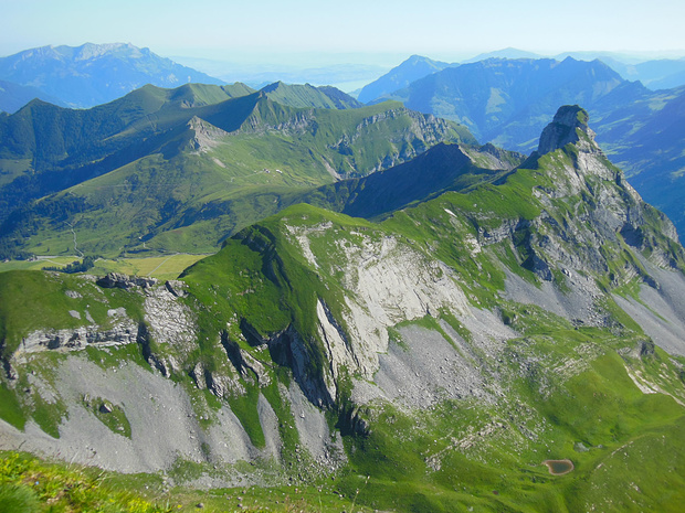 Blick zu Haupt und Arnigrat