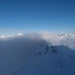 Etwa auf gleicher Höhe mit dem Nebel an der Cristallina