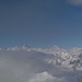 Auch heute wieder Finsteraarhorn und ich glaube Schreckhorn, von der Cristallina aus gesehen!