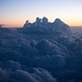 Wunderschöne Wolkenformationen - gesehen auf dem Rückflug von Taiyuan nach Shanghai.