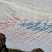 Amazing spectacle on the west side of the ridge. Melting watermelon snow and a little blue lake forming.