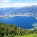 dalla cresta verso il Poncino della Croce : panorama sul Lago Maggiore 