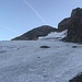 Der Gliemser Gletscher, oben die Porta da Gliems