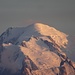 Mont Blanc massif in the evening light, as seen from de Cabane du Fenestral.