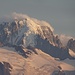 Mont Blanc massif in the evening light, as seen from de Cabane du Fenestral.