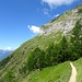 Hiking path Erié - Lacs de Fully.
