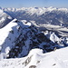Blick über das Rintljoch und das Lechtal in die Allgäuer Alpen